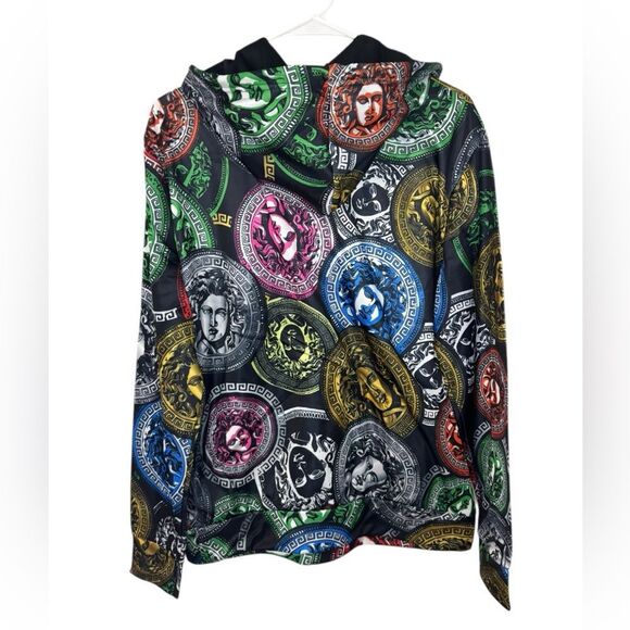 Drill Clothing Co. Medusa Baroque Multicolor Foil Hoodie Size S NWT - Picture 2 of 5